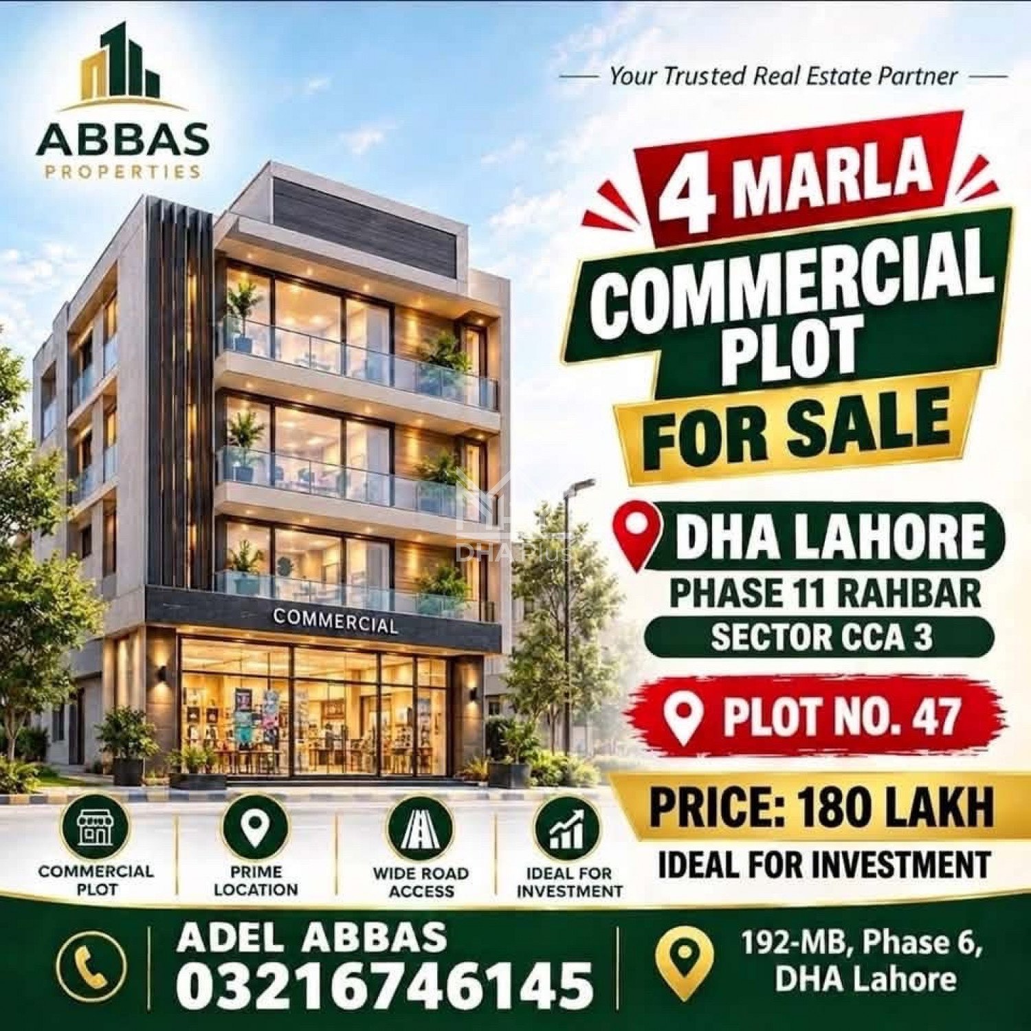 2 Kanal Plot for sale in Sector X, DHA Phase 8, Lahore - (ID-29561)