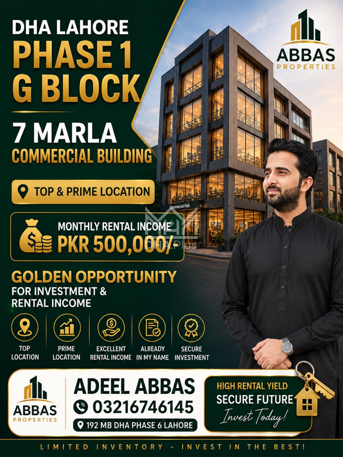 2 Kanal Plot for sale in Sector X, DHA Phase 8, Lahore - (ID-29561)