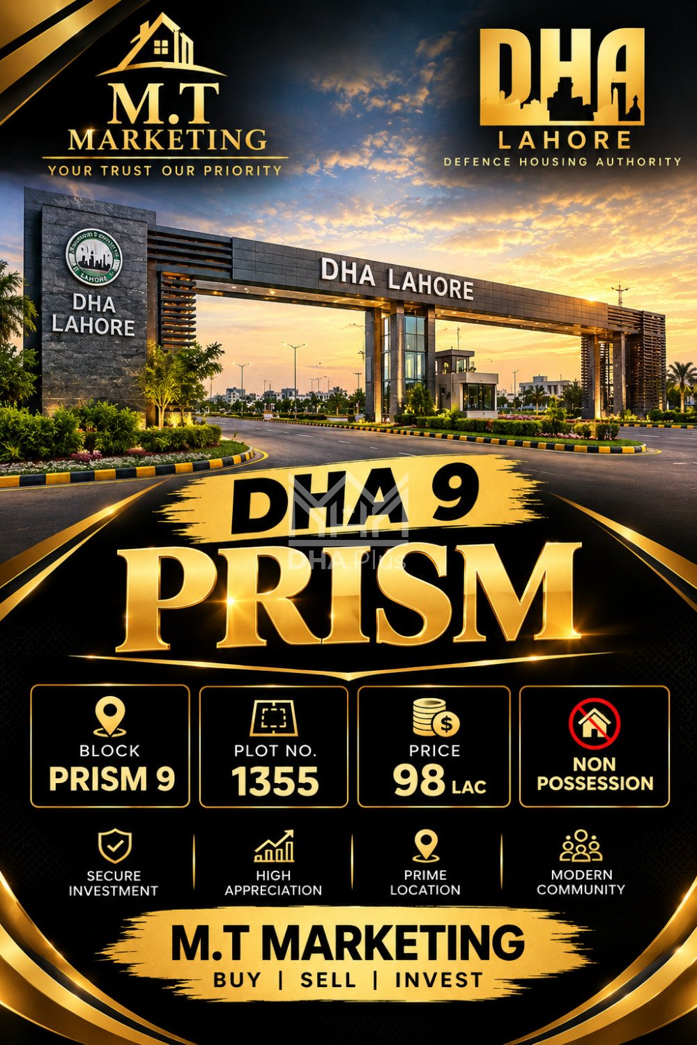 5 Marla Plot for sale in Sector R, DHA Phase 9 Prism, Lahore - (ID-29564)