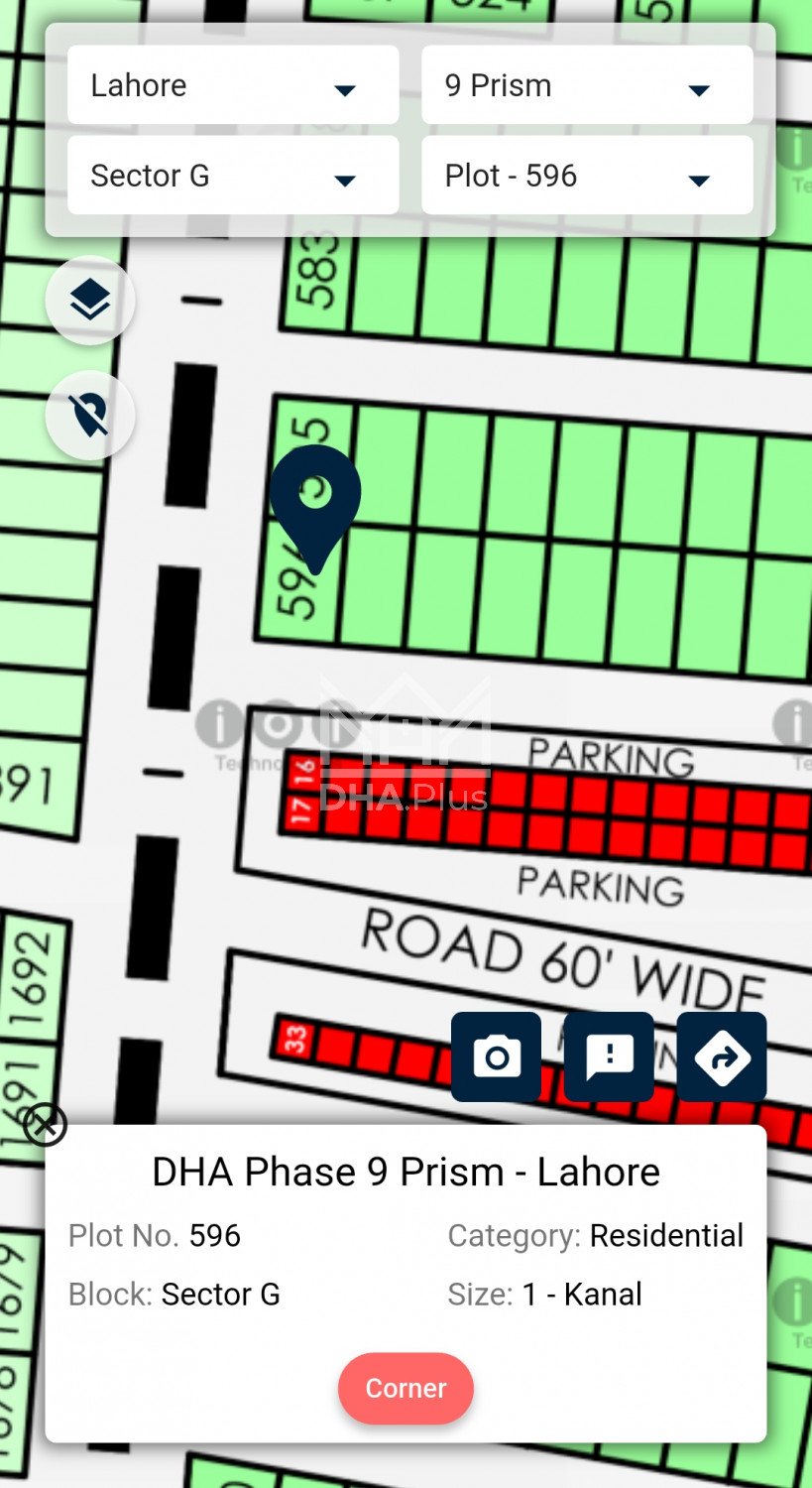 24.25 Marla Plot for sale in Sector G, DHA Phase 9 Prism, Lahore - (ID-29683)