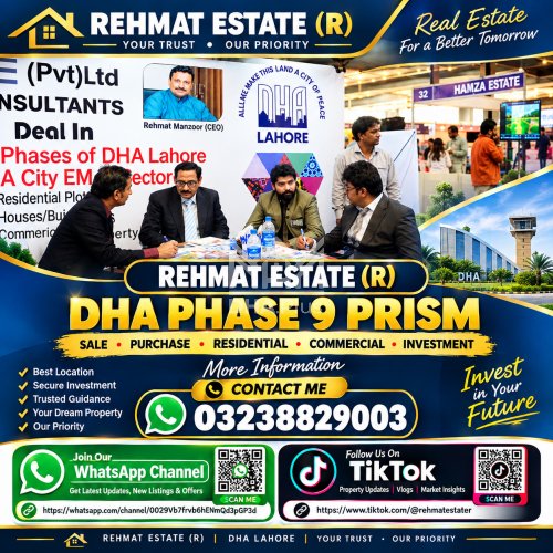 1 Kanal Plot for sale in Sector G, DHA Phase 9 Prism, Lahore - (ID-29694)