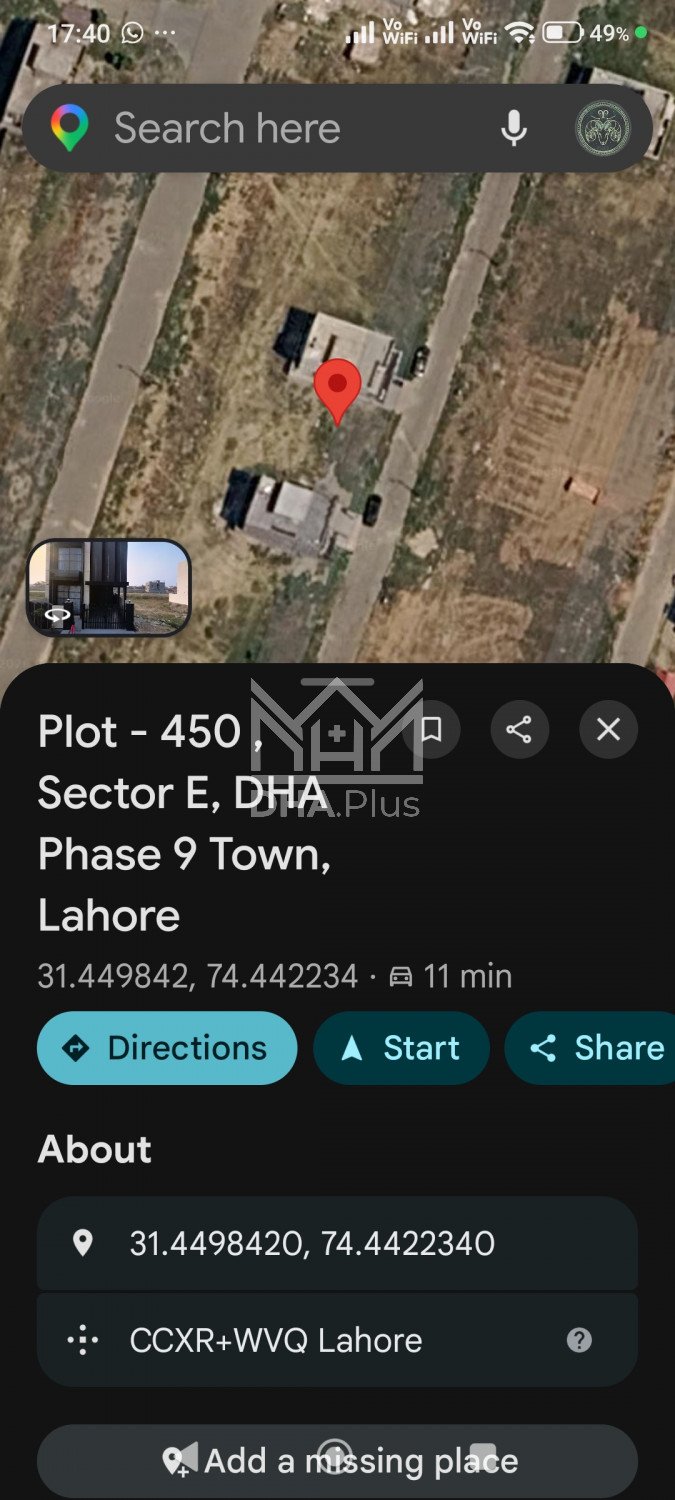 5 Marla Plot for sale in Sector E, DHA Phase 9 Town, Lahore - (ID-29723)
