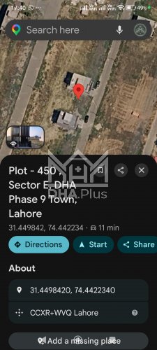 5 Marla Plot for sale in Sector E, DHA Phase 9 Town, Lahore - (ID-29723)