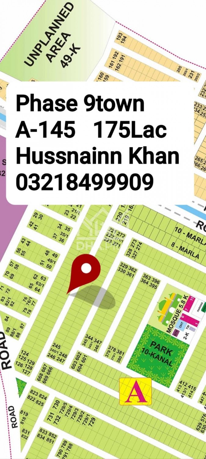 5 Marla Plot for sale in Sector A, DHA Phase 9 Town, Lahore - (ID-29843)