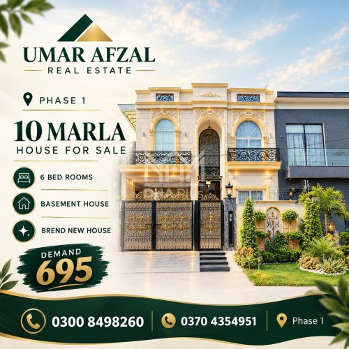 695 Marla House for sale in Sector N, DHA Phase 1, Lahore - (ID-29862)