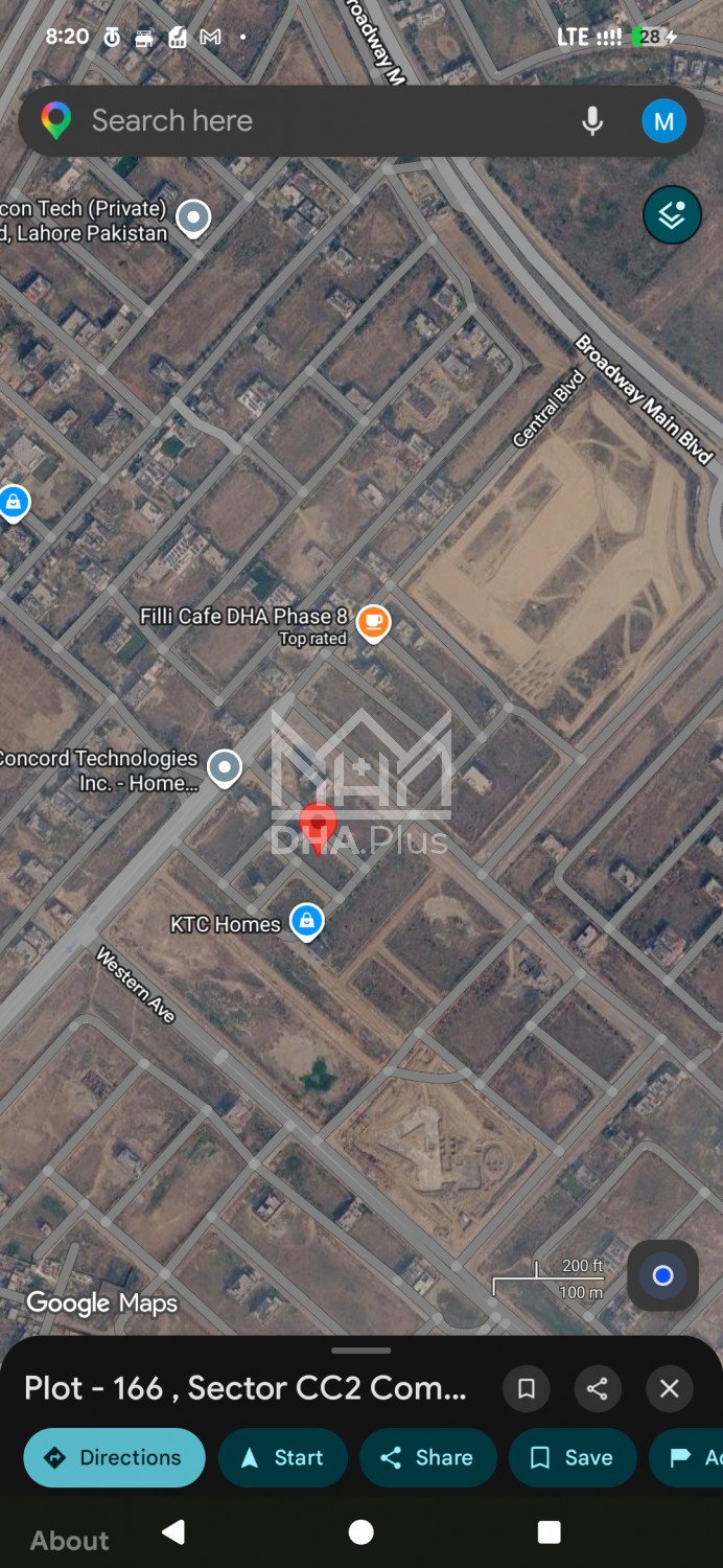 4 Marla Plot for sale in Sector CC2 Commercial, DHA Phase 8, Lahore - (ID-29878)