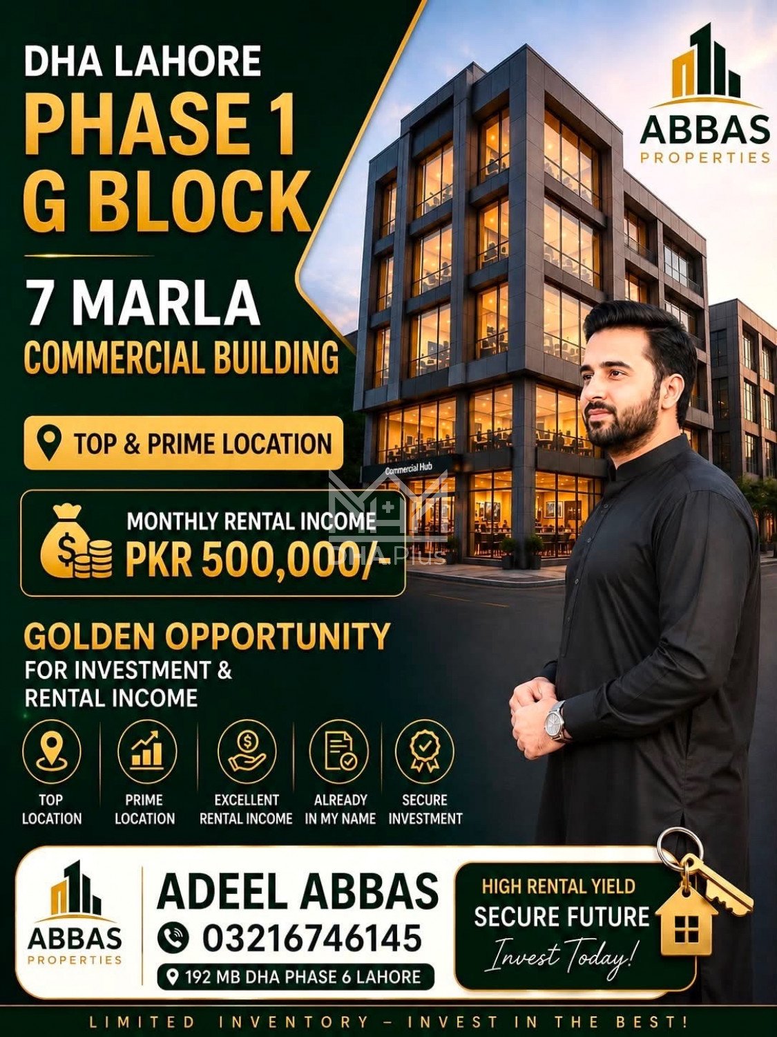 1 Kanal Plot for sale in Sector N, DHA Phase 6, Lahore - (ID-29960)