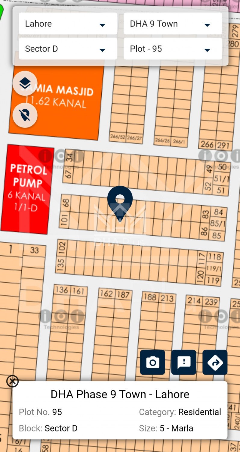 5 Marla Plot for sale in Sector D, DHA Phase 9 Town, Lahore - (ID-30017)
