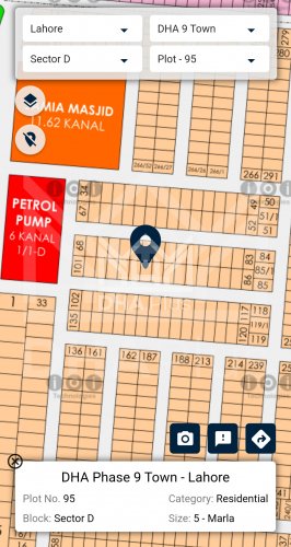 5 Marla Plot for sale in Sector D, DHA Phase 9 Town, Lahore - (ID-30017)