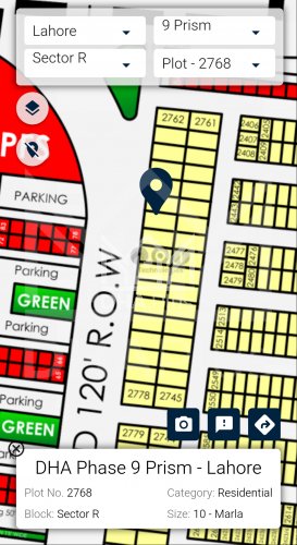 10 Marla Plot for sale in Sector R, DHA Phase 9 Prism, Lahore - (ID-30045)