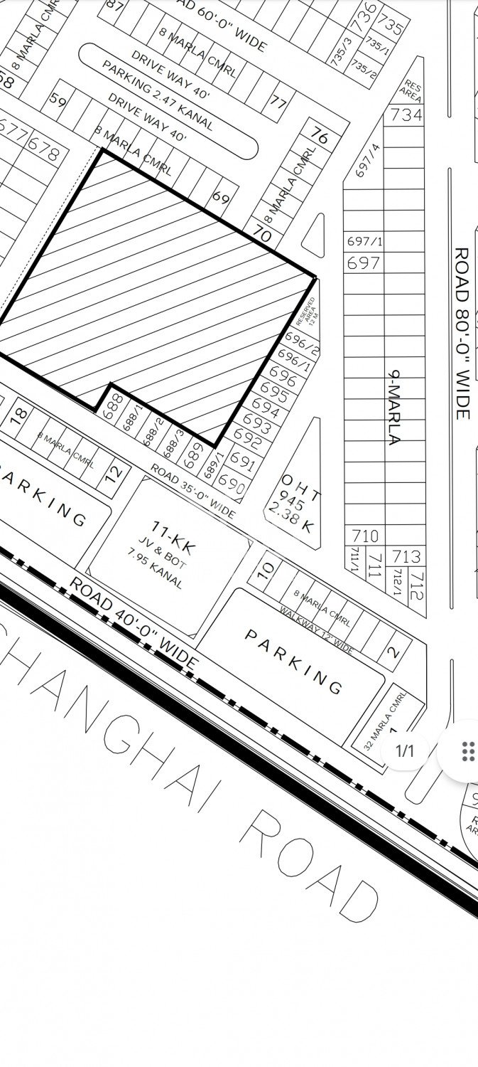 9 Marla Plot for sale in Sector KK, DHA Phase 4, Lahore - (ID-30072)