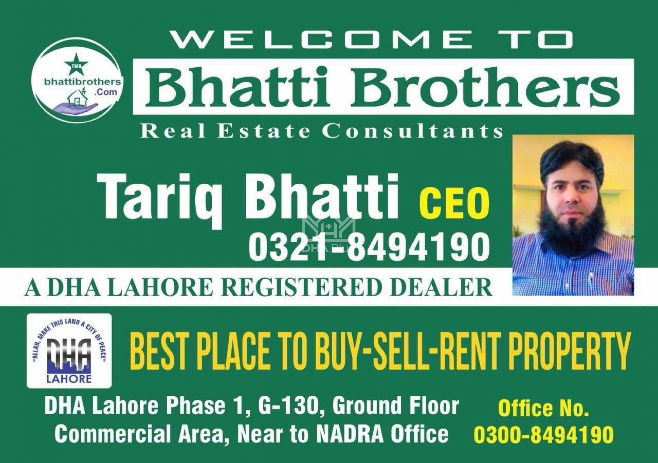 1 Kanal Plot for sale in Sector C, DHA Phase 6, Lahore - (ID-30080)