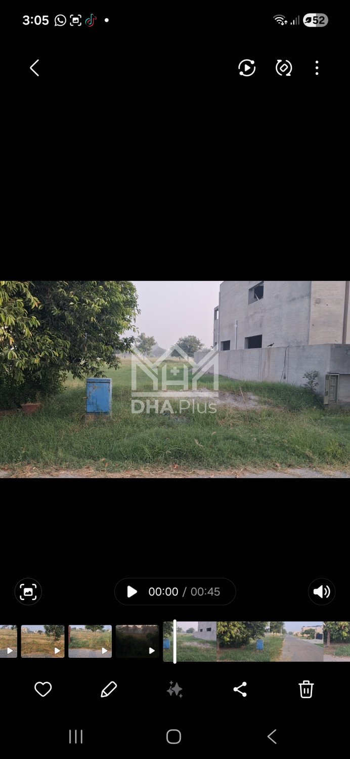 1 Kanal Plot for sale in Sector W, DHA Phase 7, Lahore - (ID-30206)