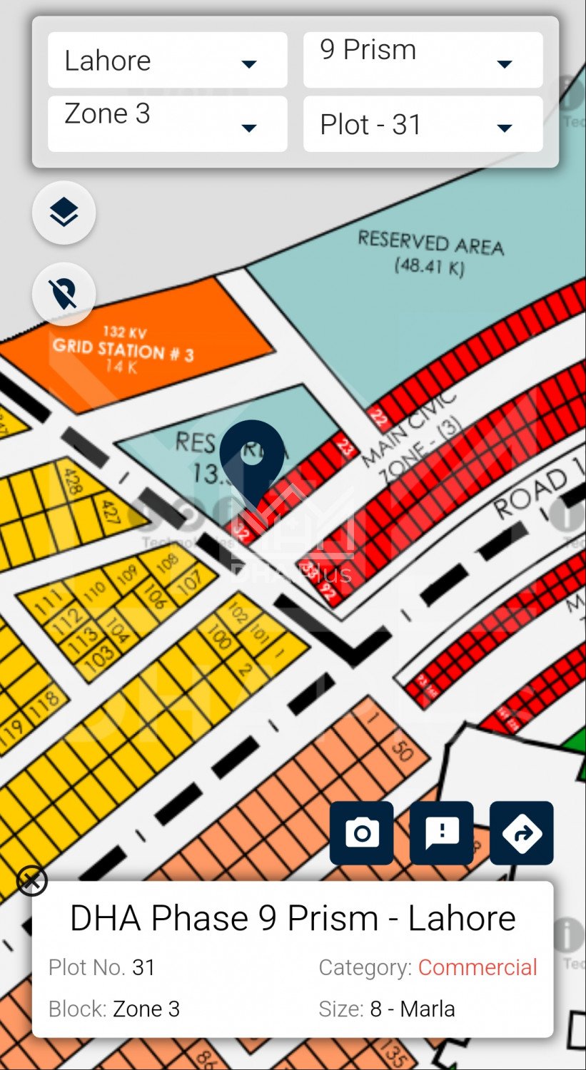 8 Marla Plot For Sale in DHA Phase 9 Prism | DHA Plus