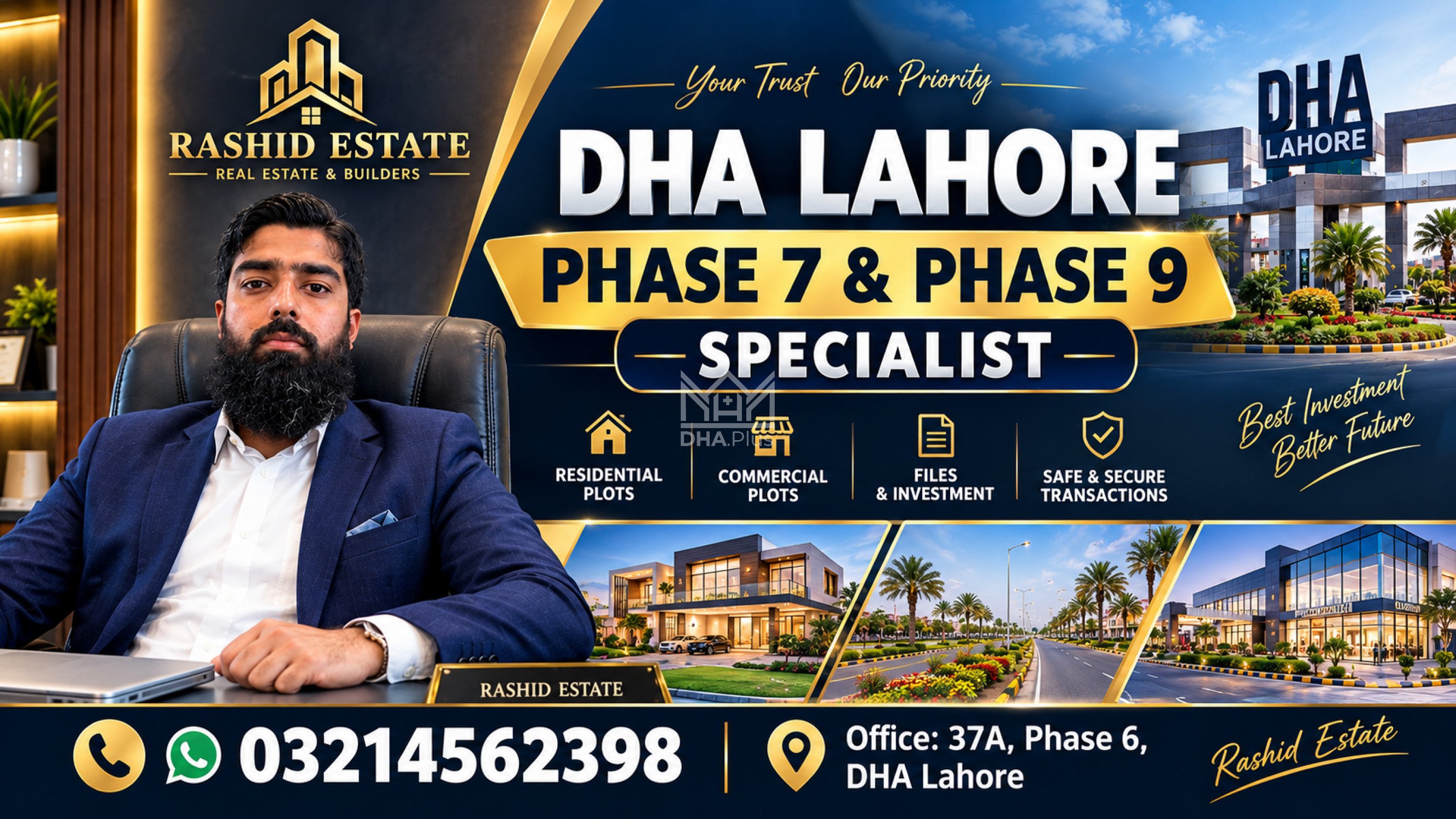 1 Kanal Plot for sale in Sector E, DHA Phase 9 Prism, Lahore - (ID-30227)