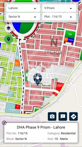 10 Marla Plot for sale in Sector N, DHA Phase 9 Prism, Lahore - (ID-30242)