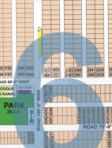 1 Kanal Plot for sale in Sector Y, DHA Phase 7, Lahore - (ID-30322)