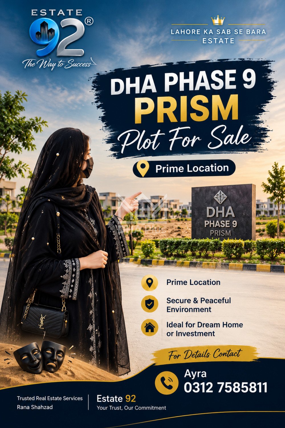 5 Marla Plot for sale in Sector J, DHA Phase 9 Prism, Lahore - (ID-30385)