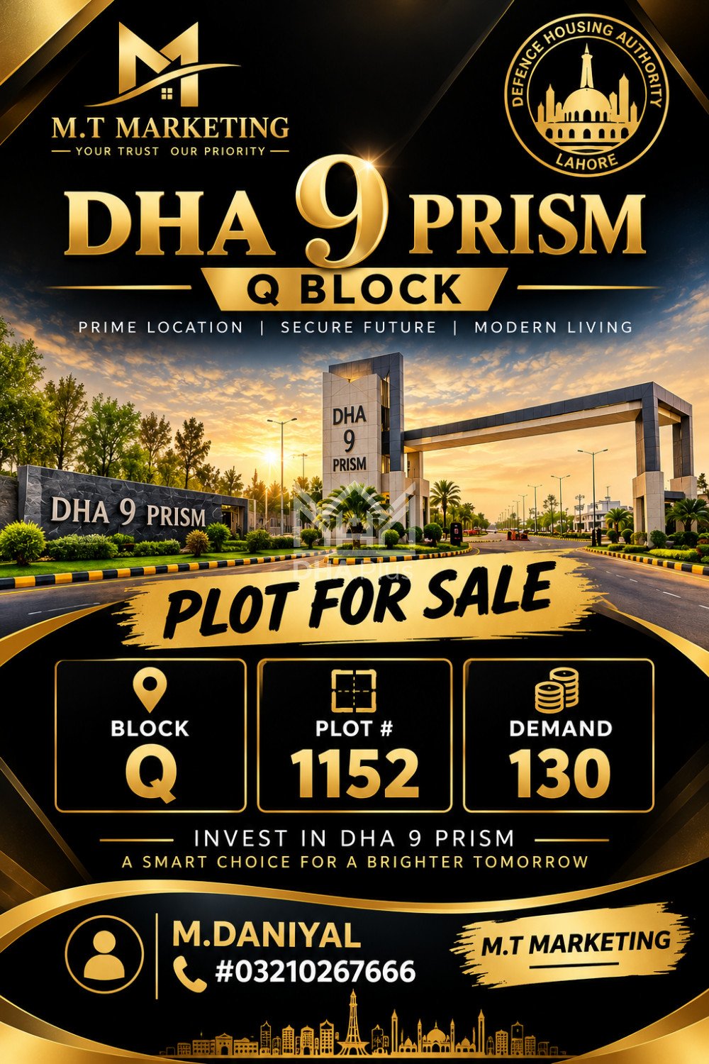 5 Marla Plot for sale in Sector Q, DHA Phase 9 Prism, Lahore - (ID-30395)