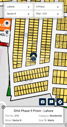 5.5 Marla Plot for sale in Sector K, DHA Phase 9 Prism, Lahore - (ID-30414)