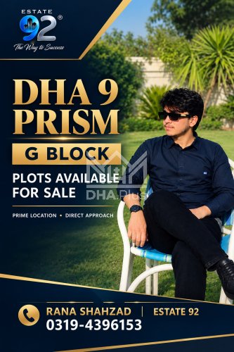 1 Kanal Plot for sale in Sector G, DHA Phase 9 Prism, Lahore - (ID-30440)