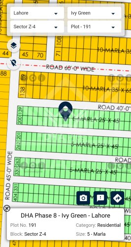 5 Marla Plot for sale in Sector Z-4, DHA Phase 8 - Ivy Green, Lahore - (ID-30556)