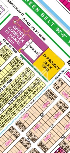 22 Marla Plot for sale in Sector A, DHA Phase 6, Lahore - (ID-30564)