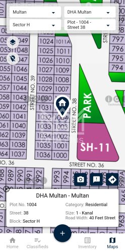 20 Marla Plot for sale in Sector H, DHA Multan, Multan - (ID-30600)