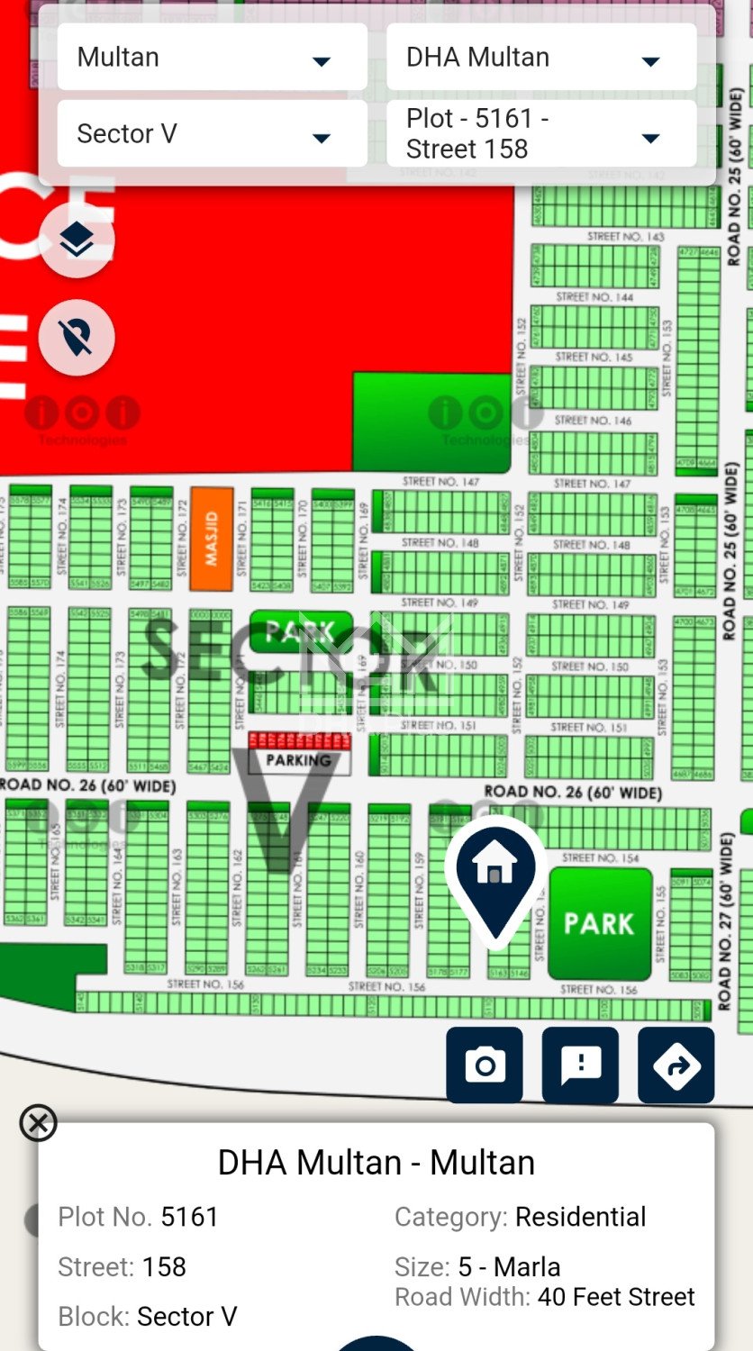 5 Marla Plot for sale in Sector V, DHA Multan, Multan - (ID-30634)