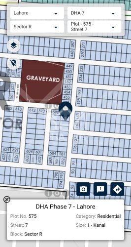 1 Kanal Plot for sale in Sector R, DHA Phase 7, Lahore - (ID-30645)