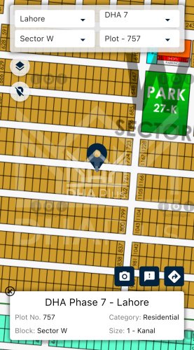 20 Marla Plot for sale in Sector W, DHA Phase 7, Lahore - (ID-30718)