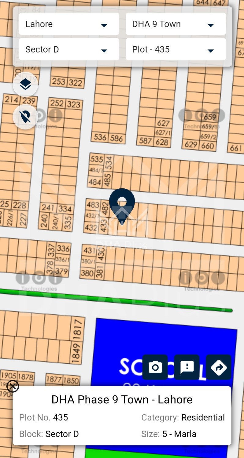 5 Marla Plot for sale in Sector D, DHA Phase 9 Town, Lahore - (ID-30775)
