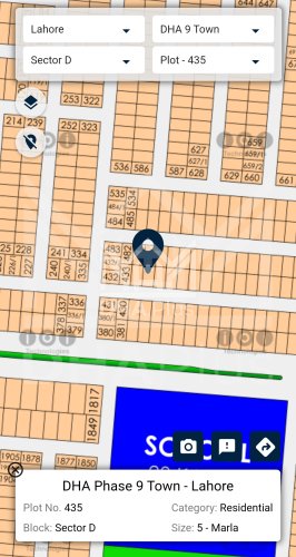 5 Marla Plot for sale in Sector D, DHA Phase 9 Town, Lahore - (ID-30775)
