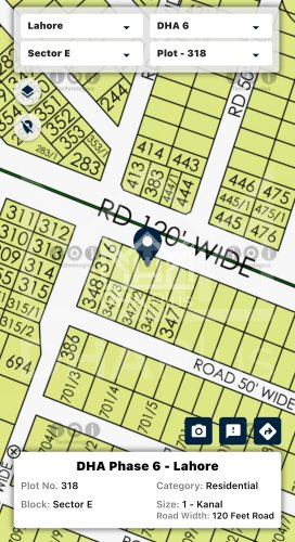 2 Kanal Plot for sale in Sector E, DHA Phase 6, Lahore - (ID-30844)