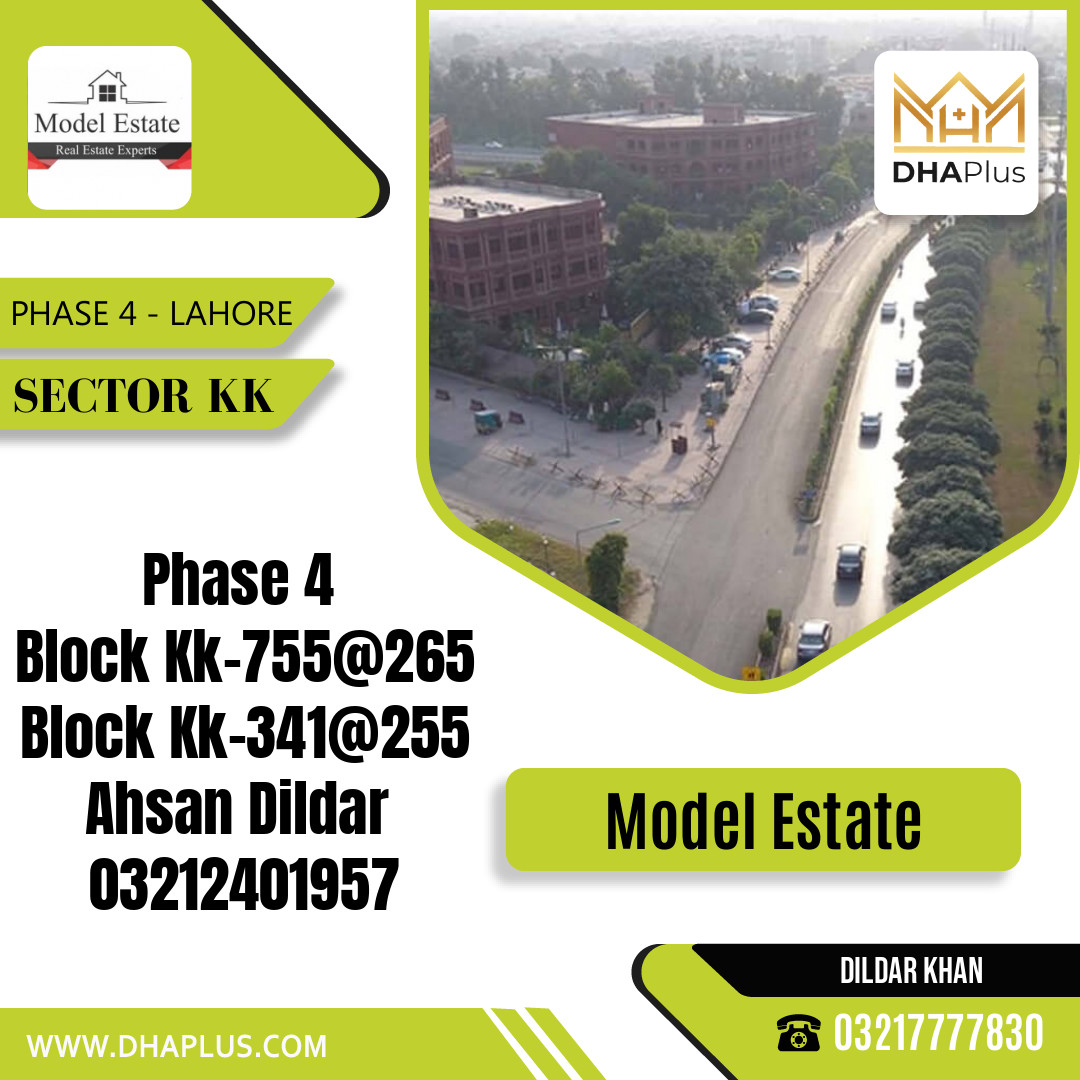 9 Marla Residential Plot for Sale in Sector KK - Phase 4, Lahore - (DP-36642)