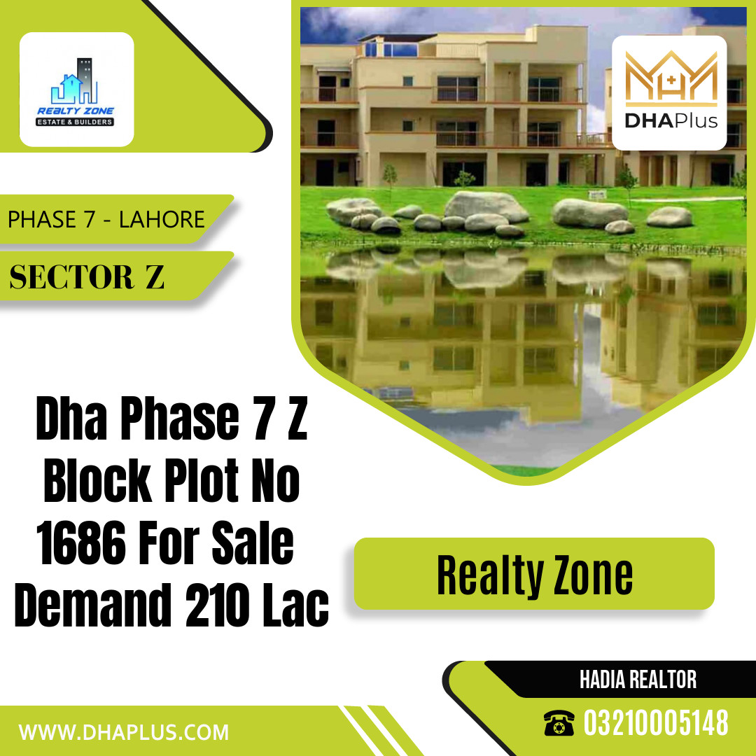 24 Marla Residential Plot for Sale in Sector Z - Phase 7, Lahore - (DP-36875)