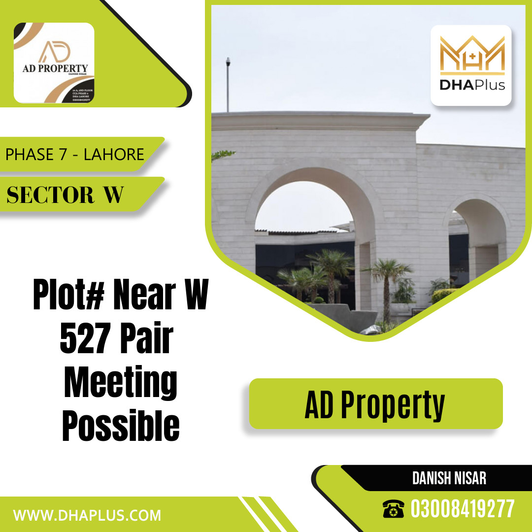 2 Kanal Residential Plot for Sale in Sector W - Phase 7, Lahore - (DP-37042)