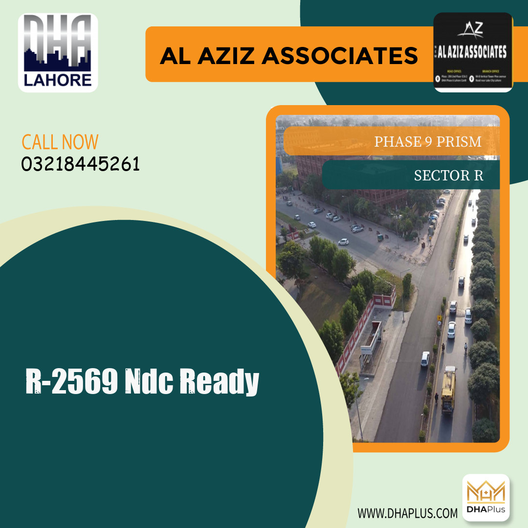 5 Marla Residential Plot for Sale in Sector R - Phase 9 Prism, Lahore - (DP-37053)
