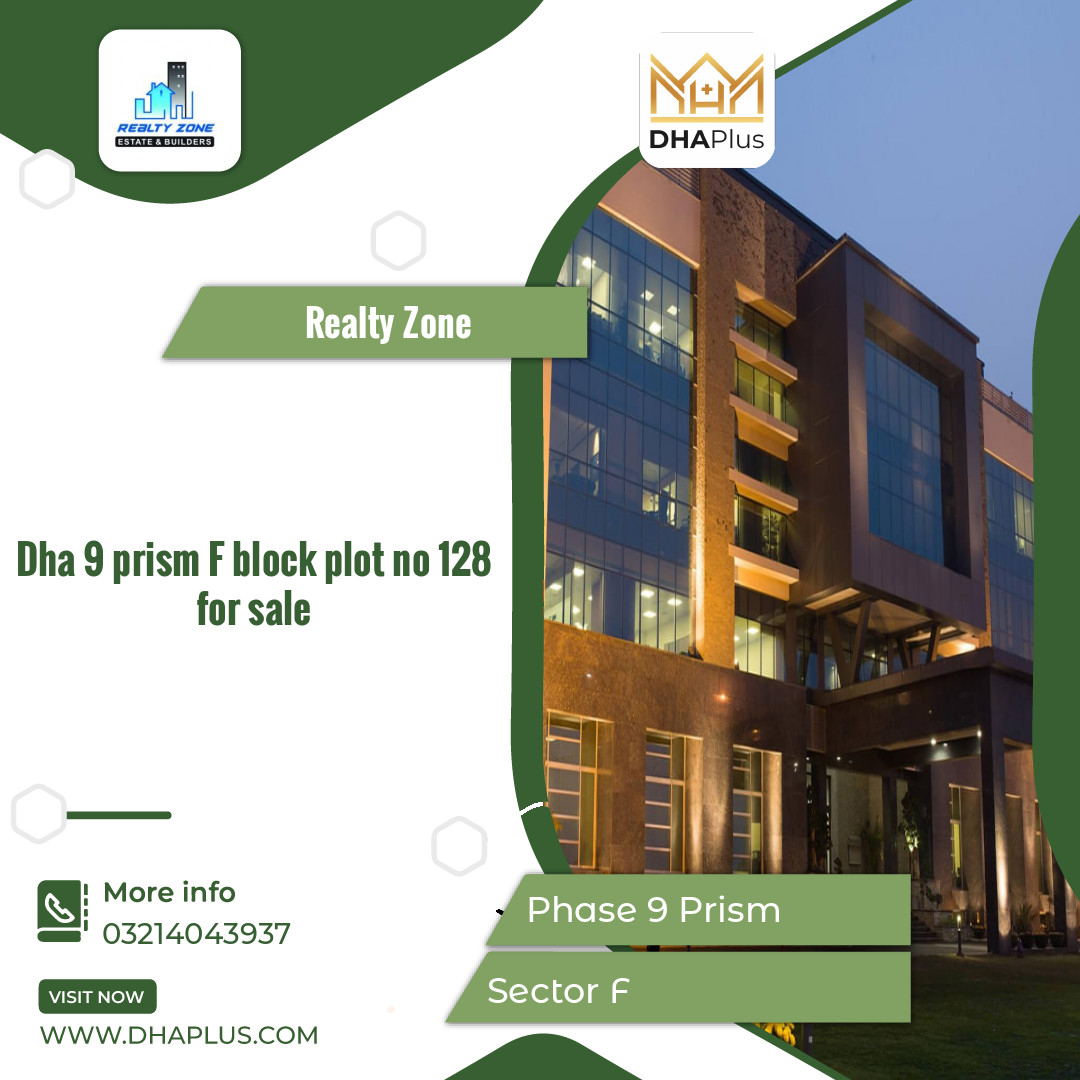 1 Kanal Residential Plot for Sale in Sector F -  Phase 9 Prism, Lahore - (DP-37062)