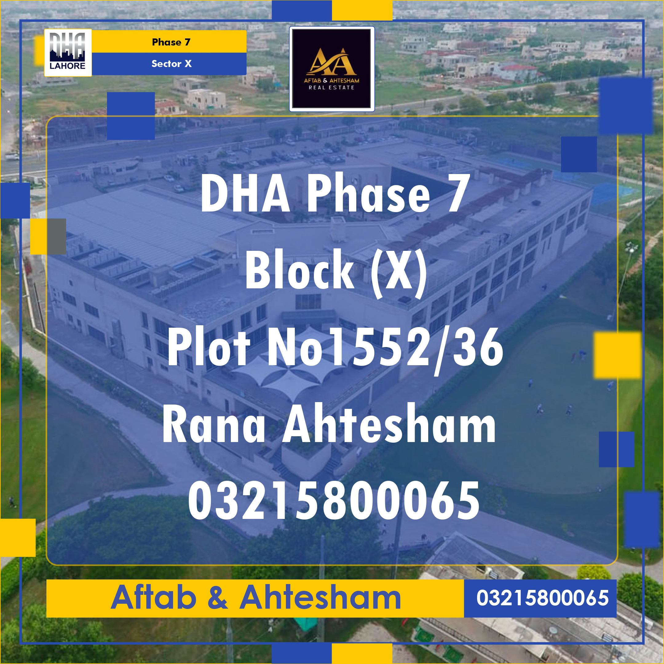 1 Kanal Residential Plot for Sale in Sector X -  Phase 7, Lahore - (DP-37240)