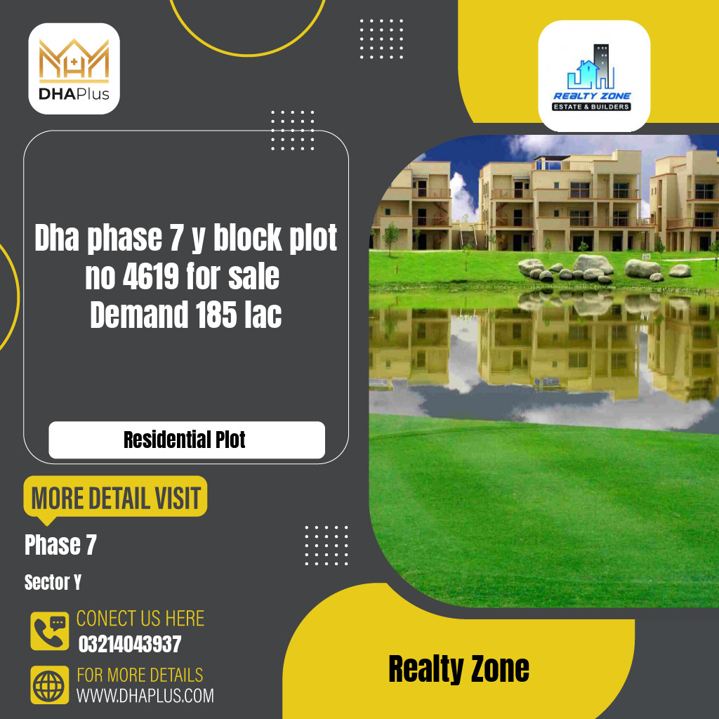 10 Marla Residential Plot for Sale in Sector Y -  Phase 7, Lahore - (DP-37246)