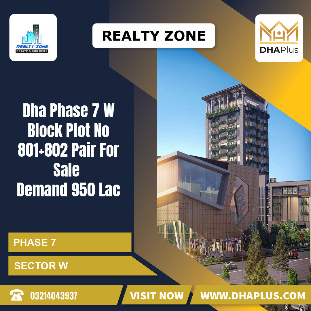 1 Kanal Residential Plot for Sale in Sector W -  Phase 7, Lahore - (DP-37249)