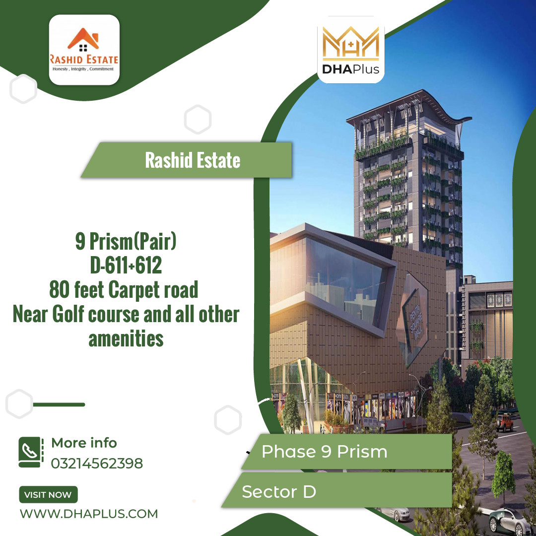 1 Kanal Residential Plot for Sale in Sector D -  Phase 9 Prism, Lahore - (DP-37267)