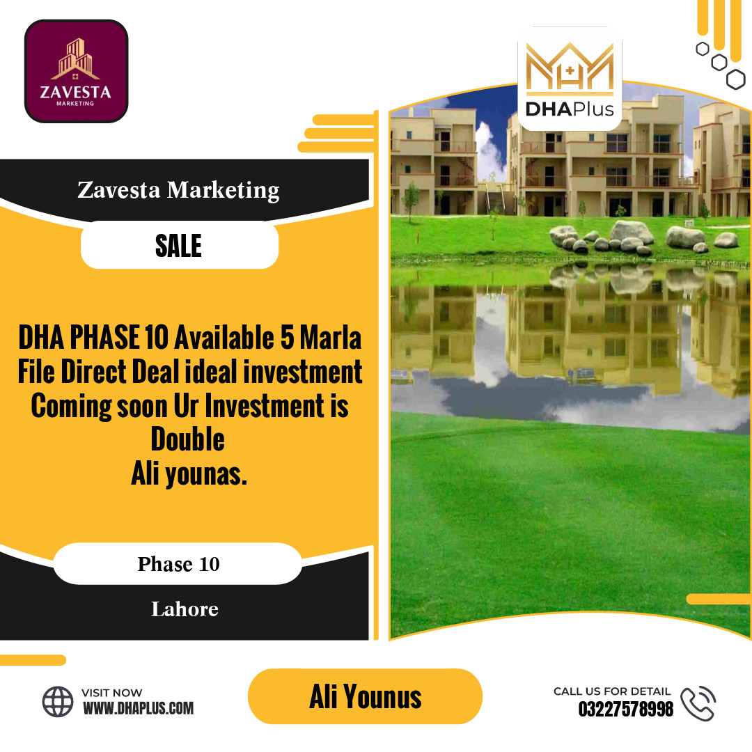 5 Marla Residential File for Sale in Phase 10, Lahore - (DP-37364)