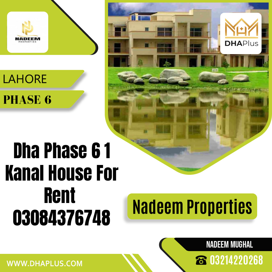 20 Marla Residential House for Rent in Phase 6, Lahore - (DP-37415)