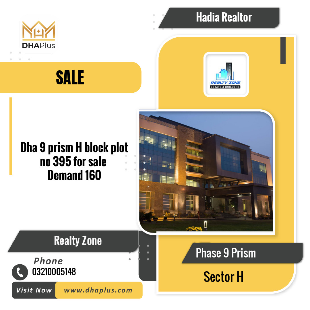 1 Kanal Residential Plot for Sale in Sector H - Phase 9 Prism, Lahore - (DP-37430)