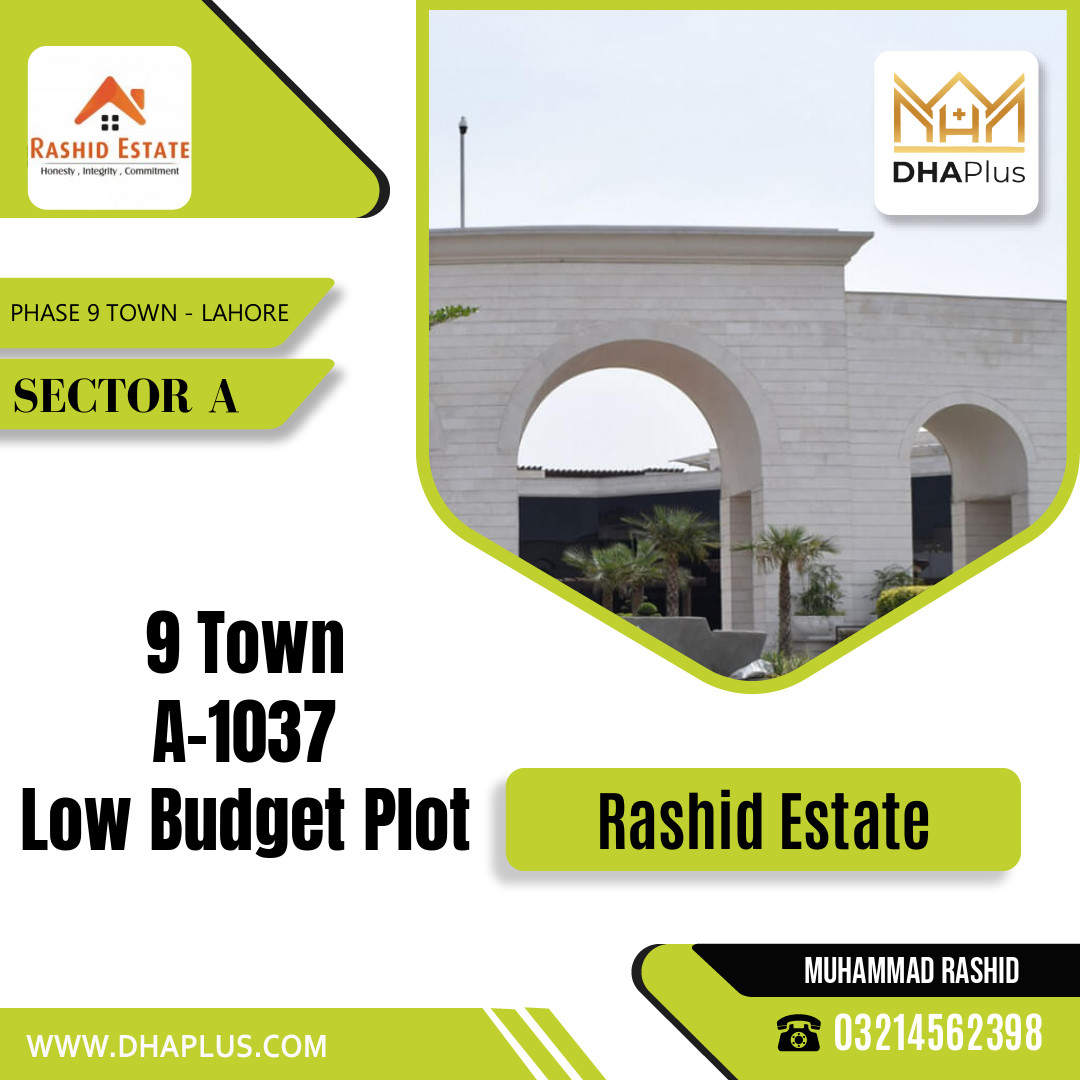 5 Marla Residential Plot for Sale in Sector A -  Phase 9 Town, Lahore - (DP-37446)