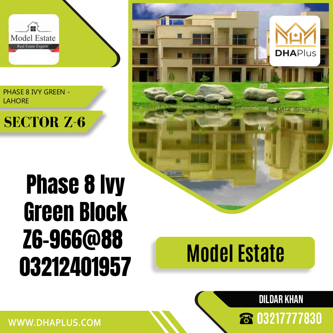 5 Marla Residential Plot for Sale in Sector Z-6 - Phase 8 Ivy Green, Lahore - (DP-37470)