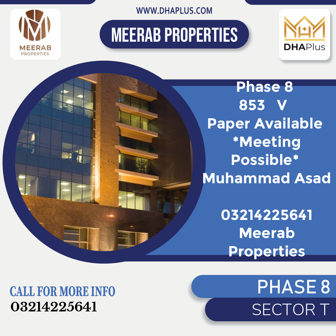 1 Kanal Residential Plot for Sale in Sector T -  Phase 8, Lahore - (DP-37472)