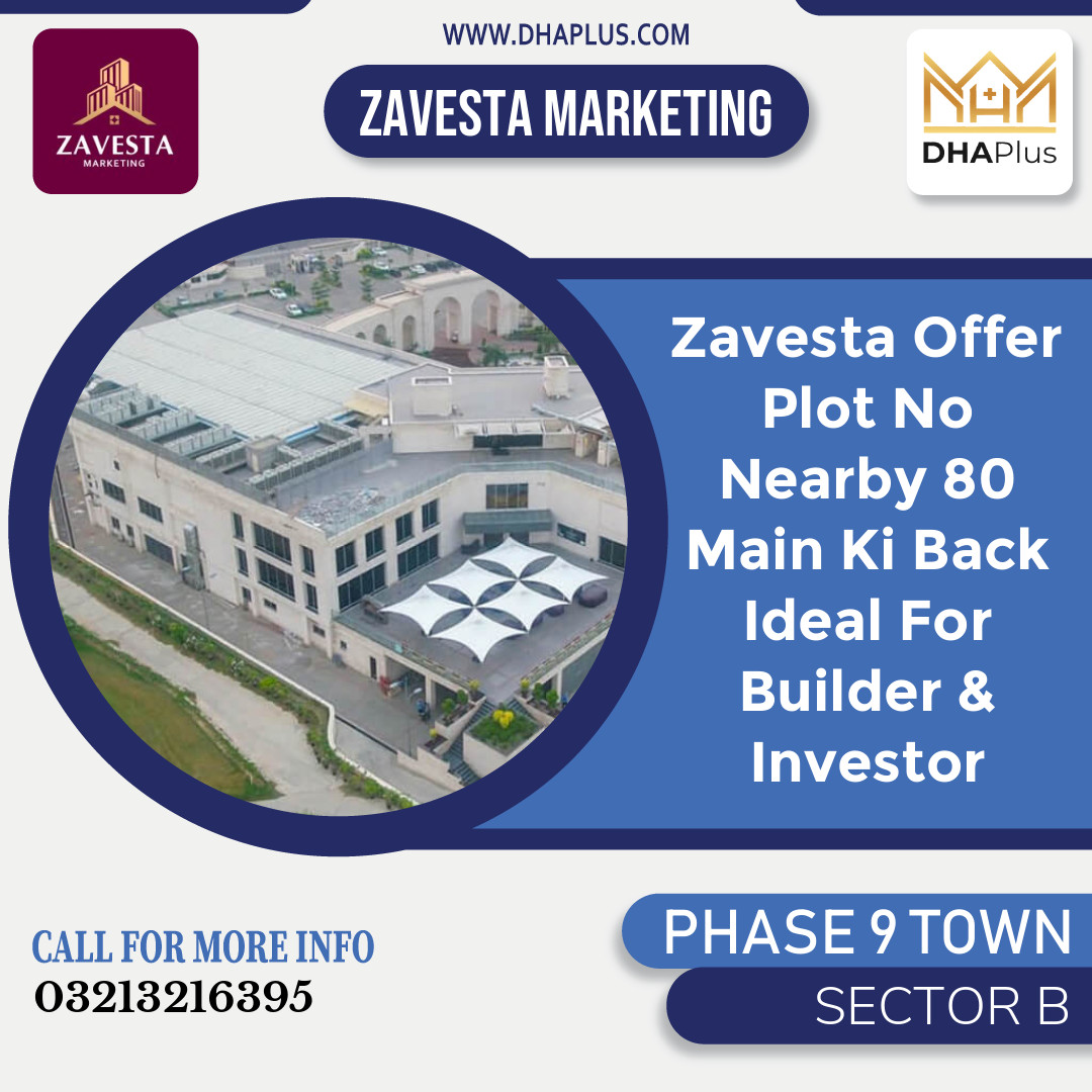 5 Marla Residential Plot for Sale in Sector B - Phase 9 Town, Lahore - (DP-37546)